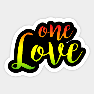 One Love Rasta Reggae Roots Little Irie Birds Sticker